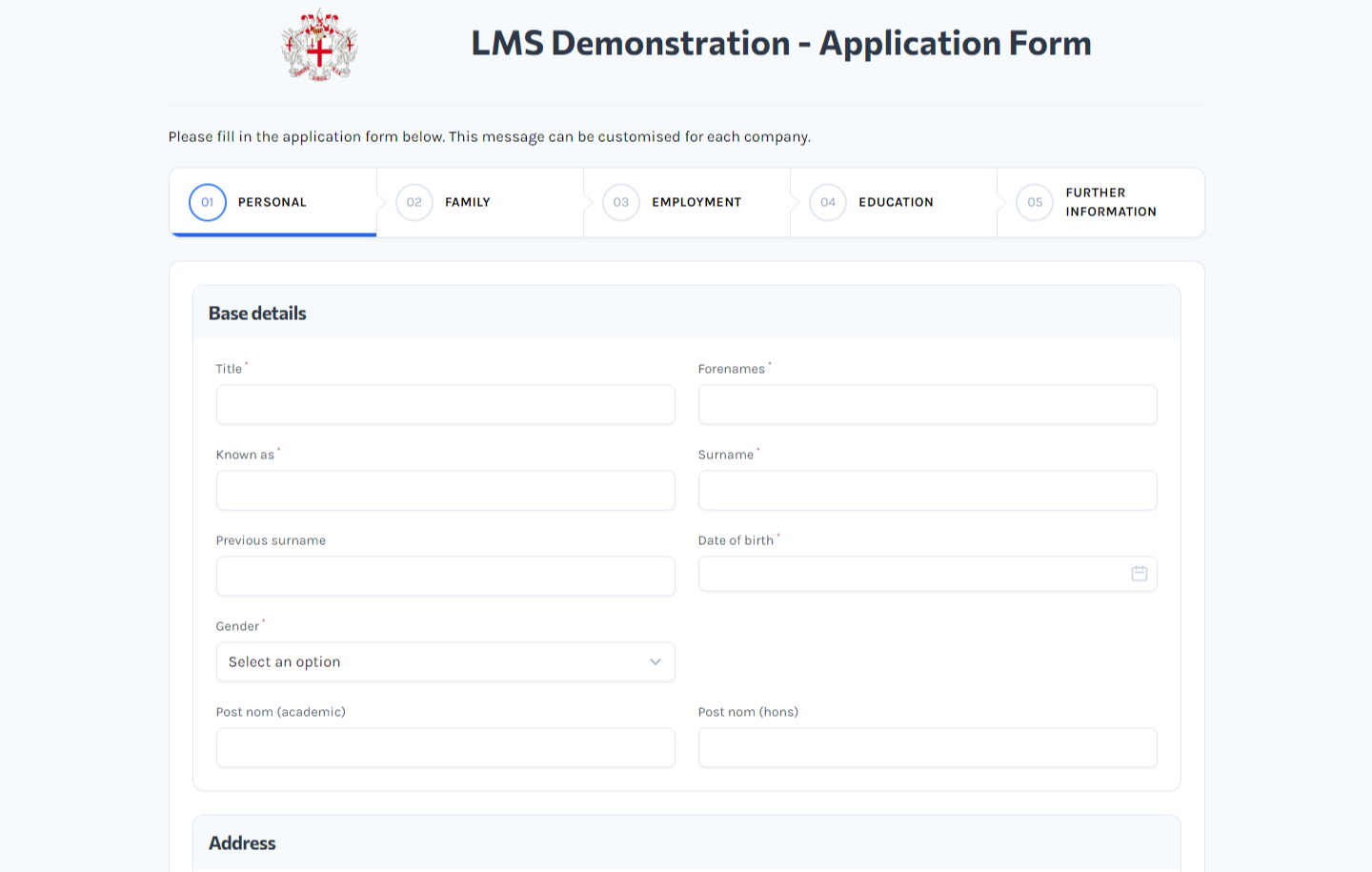 Screenshot of Livery Membership System